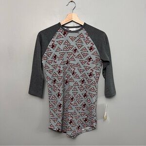 NWT LuLaRoe Randy Disney Minnie Mouse Baseball Style T-shirt Size XXS